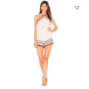 Fringe Halter Neck Romper — NEW